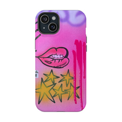 MagSafe "star drip" airbrush iPhone case