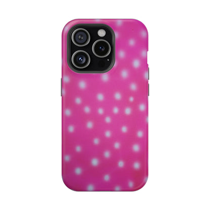 MagSafe "bubblegum polka dot" airbrush iPhone case
