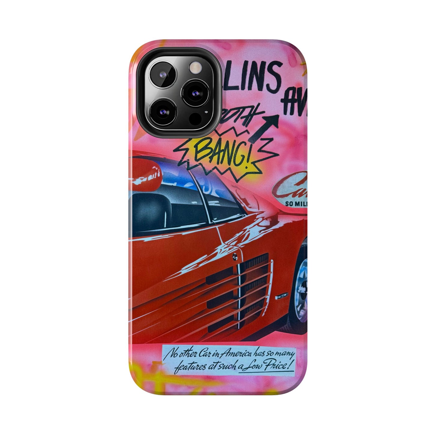 "miami momentos" airbrush iPhone case