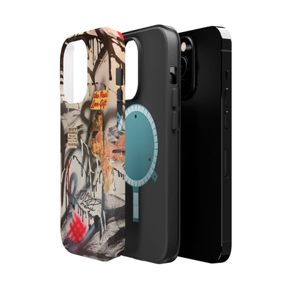 MagSafe "real love" airbrush iPhone case
