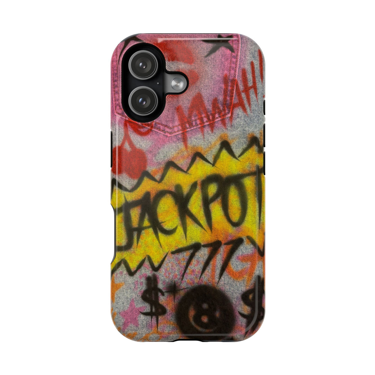 MagSafe "JACKPOT!" airbrush iPhone case