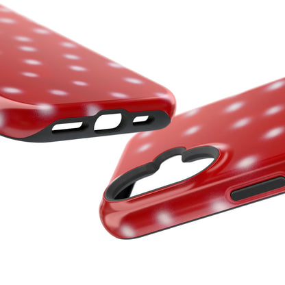MagSafe "cherry crush polka dot" airbrush iPhone case
