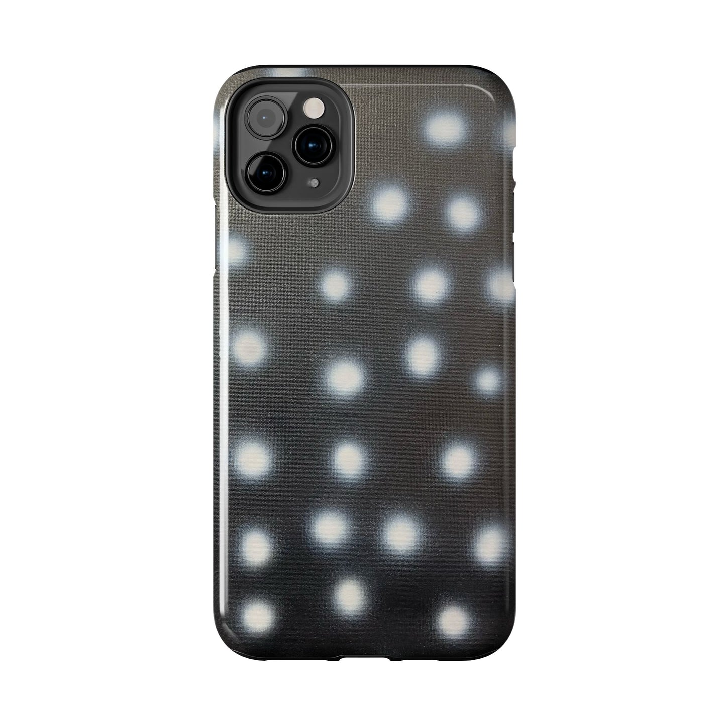 "coconut noir polka dot" airbrush iPhone case