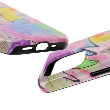 "pastel static" airbrush iPhone case