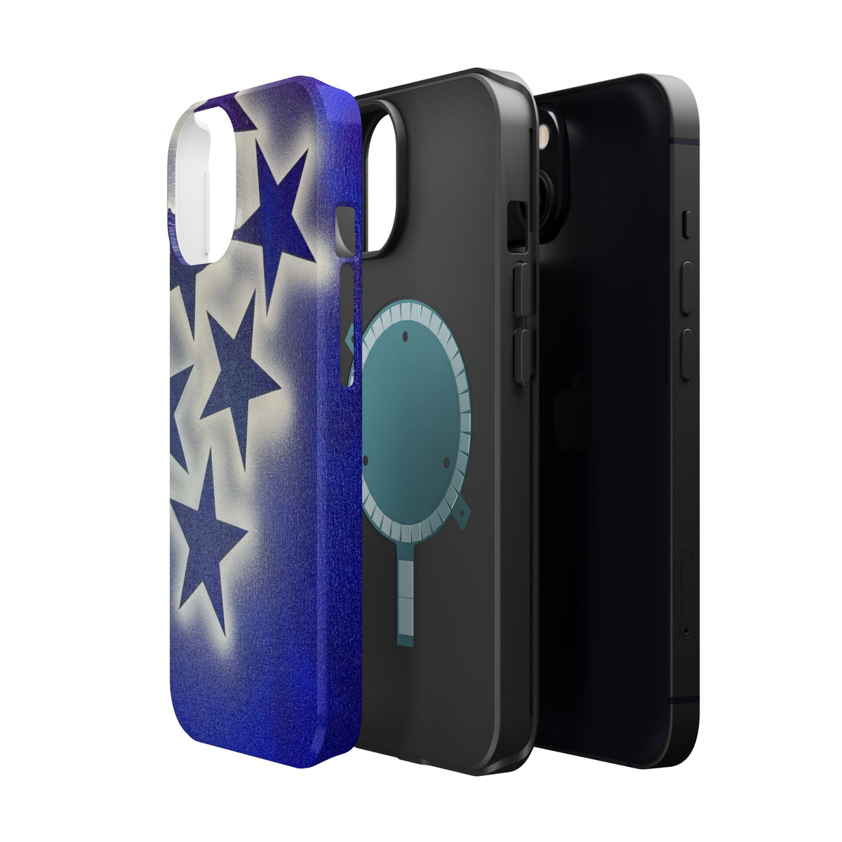 MagSafe Airbrush iPhone-Hülle "frosted galaxy"
