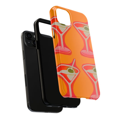 "shaken, not stirred” airbrush iPhone case