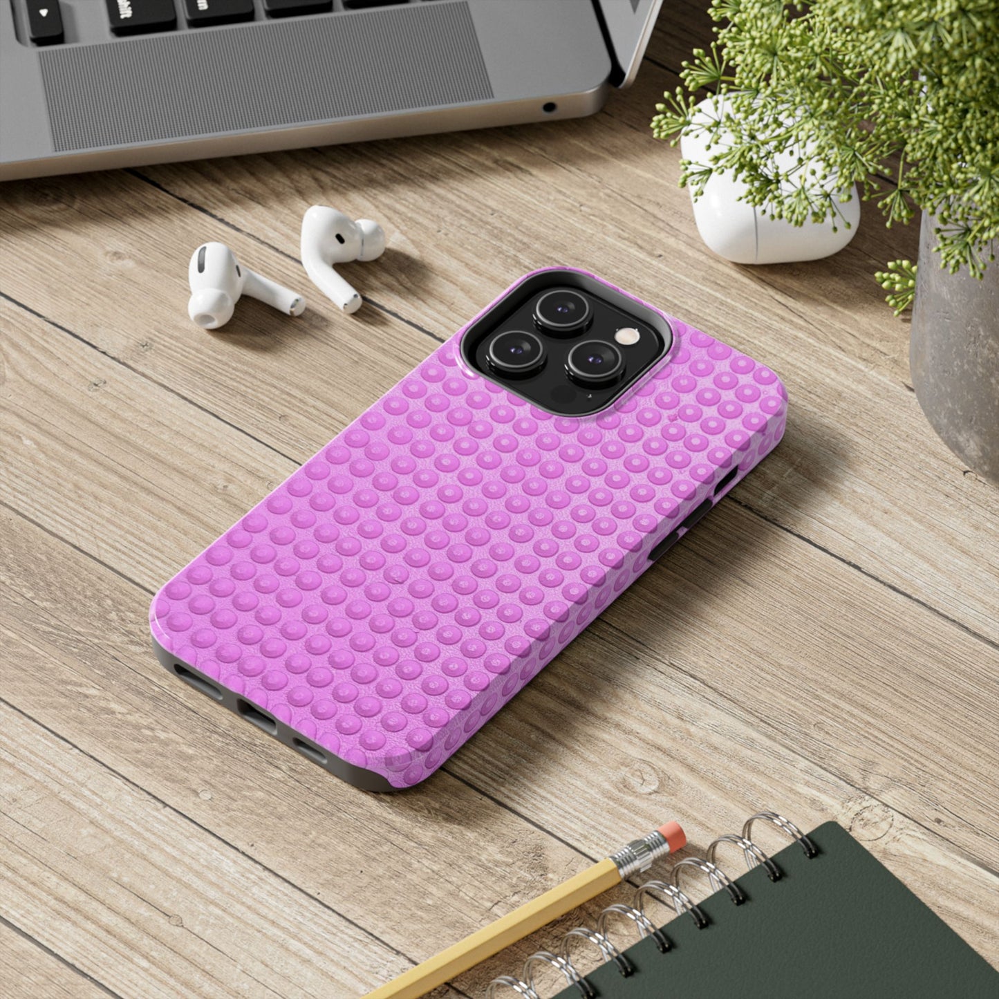 "pink studs" airbrush iPhone case