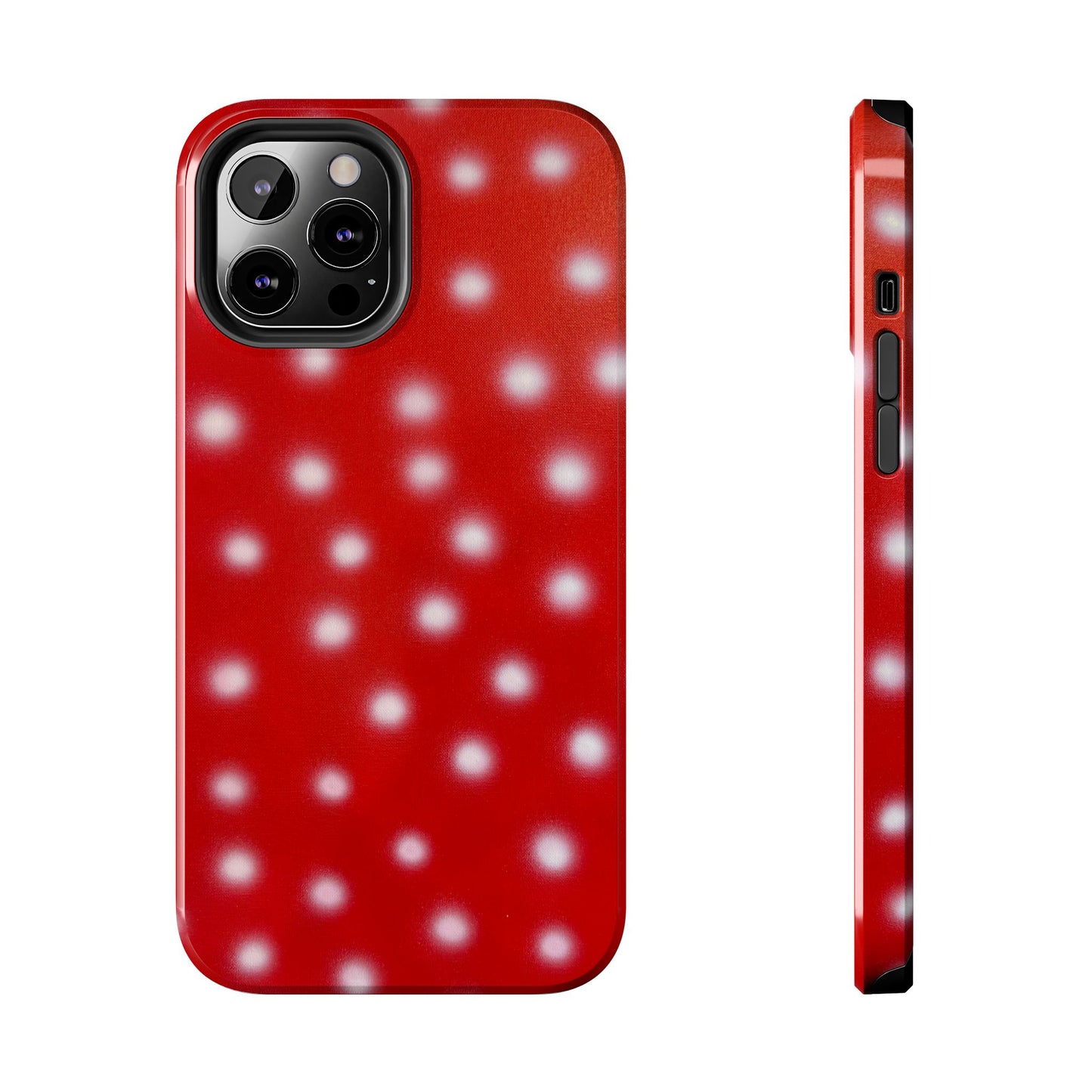 "cherry crush polka dot" airbrush iPhone case