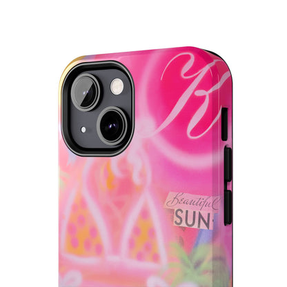"santa monica strawberry" airbrush iPhone case