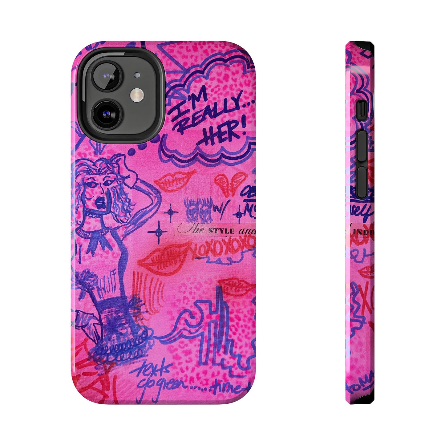 "really "HER!" airbrush iPhone case