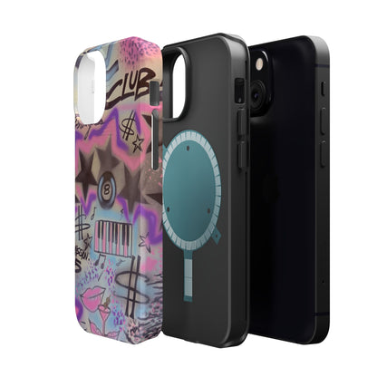 MagSafe "jazz club" airbrush iPhone case