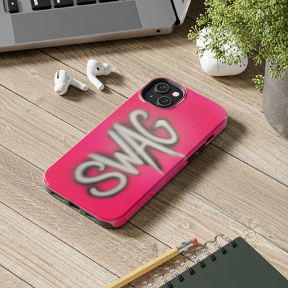 "SWAG" airbrush iPhone case