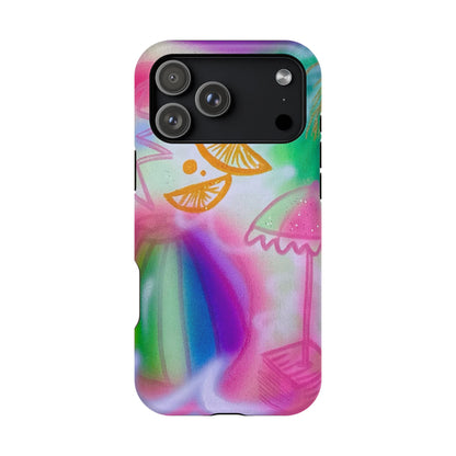MagSafe "on the beach" airbrush iPhone case