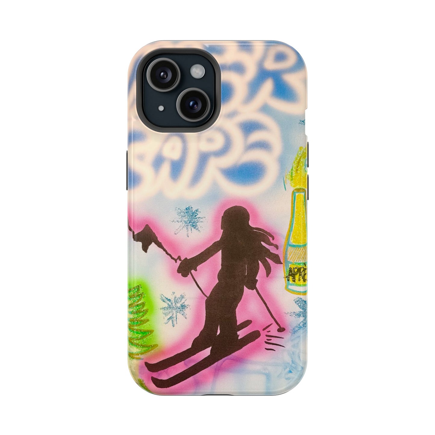 MagSafe „Winterflucht“ Airbrush-iPhone-Hülle