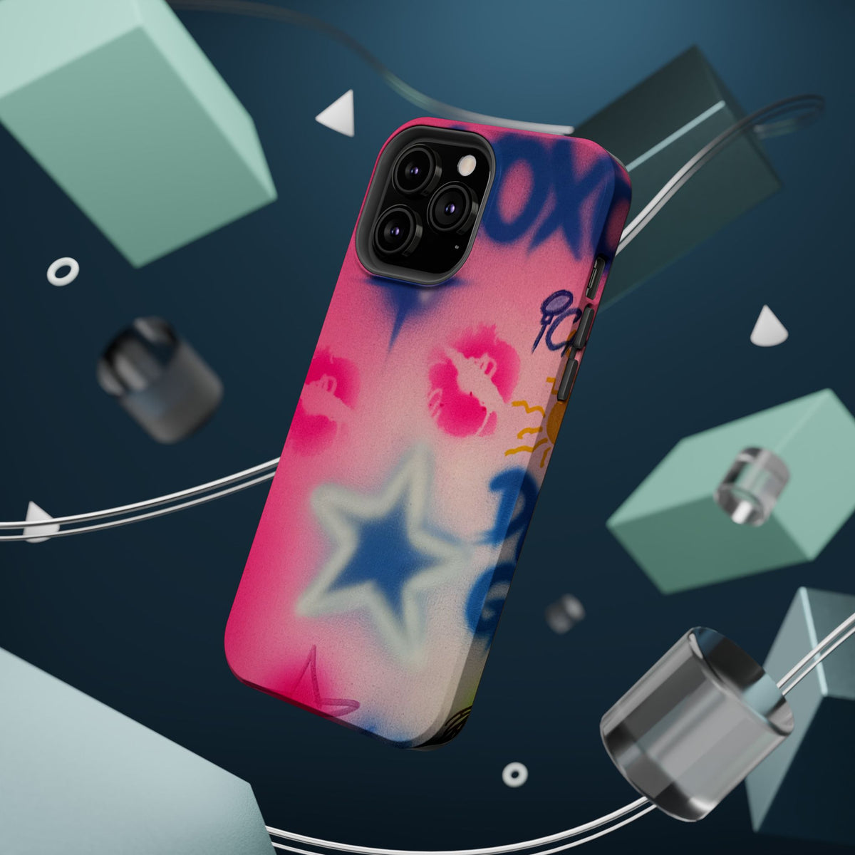 MagSafe "star symbol" airbrush iPhone case