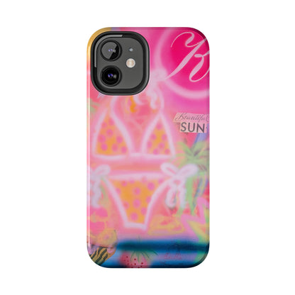"santa monica strawberry" airbrush iPhone case