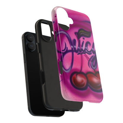 "juicy" airbrush iPhone case