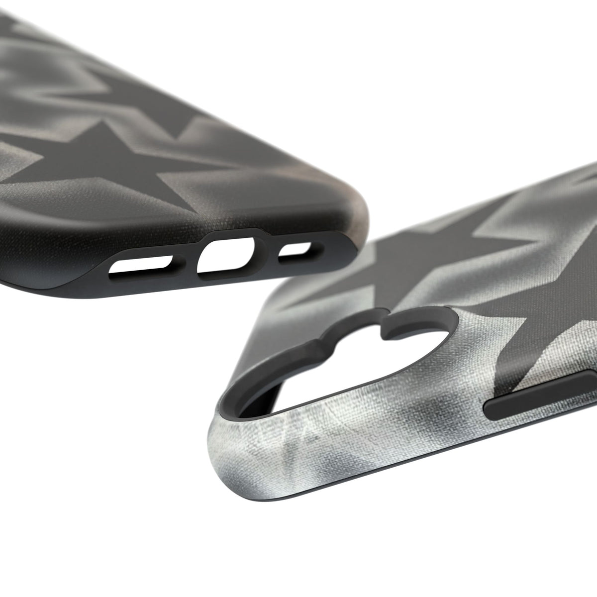 MagSafe "chrome stars" airbrush iPhone case