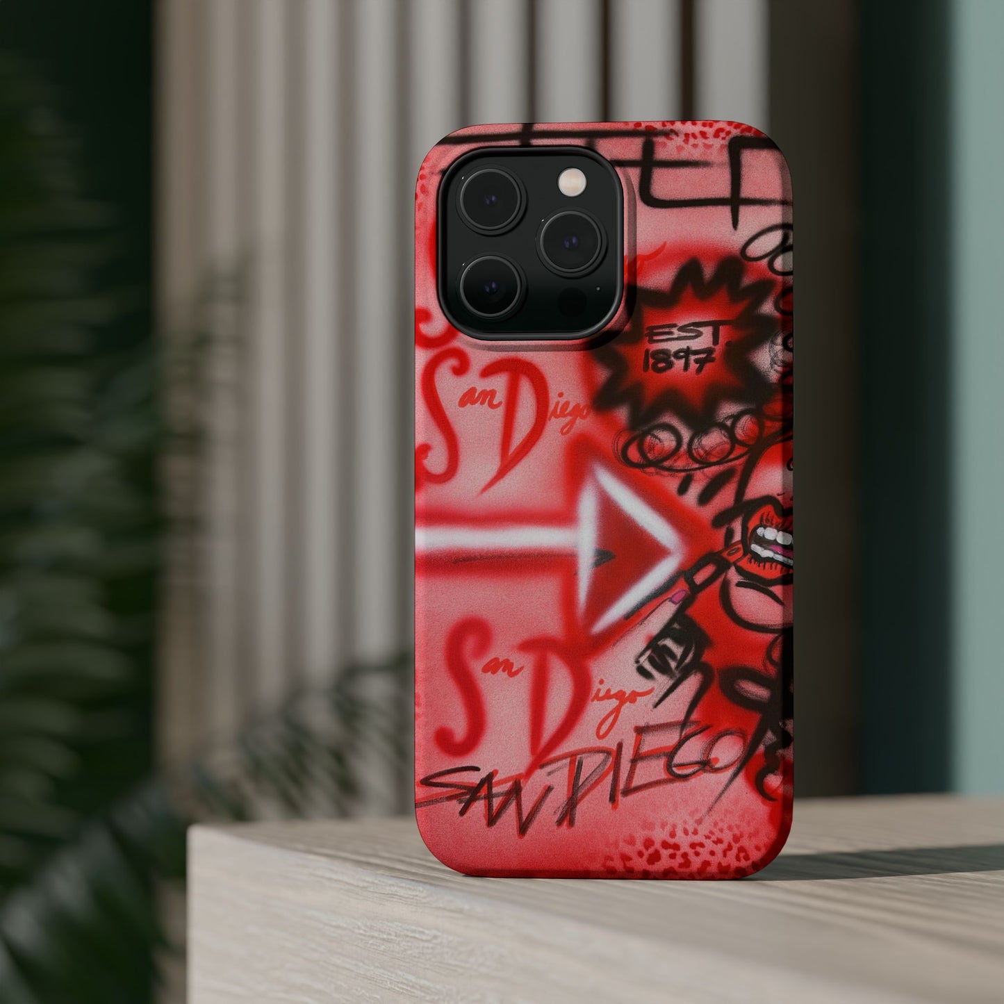 MagSafe "San Diego" Airbrush iPhone-Hülle