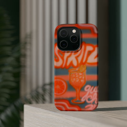 MagSafe "aperol spritz pt. 2" airbrush iPhone case