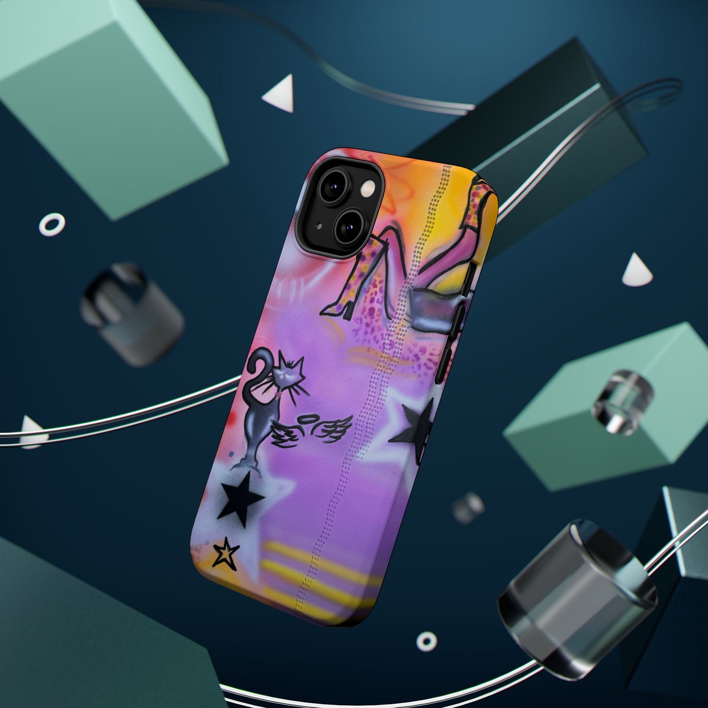 MagSafe @mayacain airbrush iPhone case
