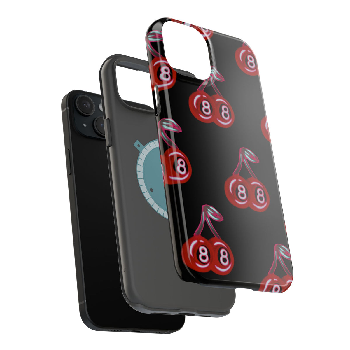 MagSafe "cami cherry" airbrush iPhone case