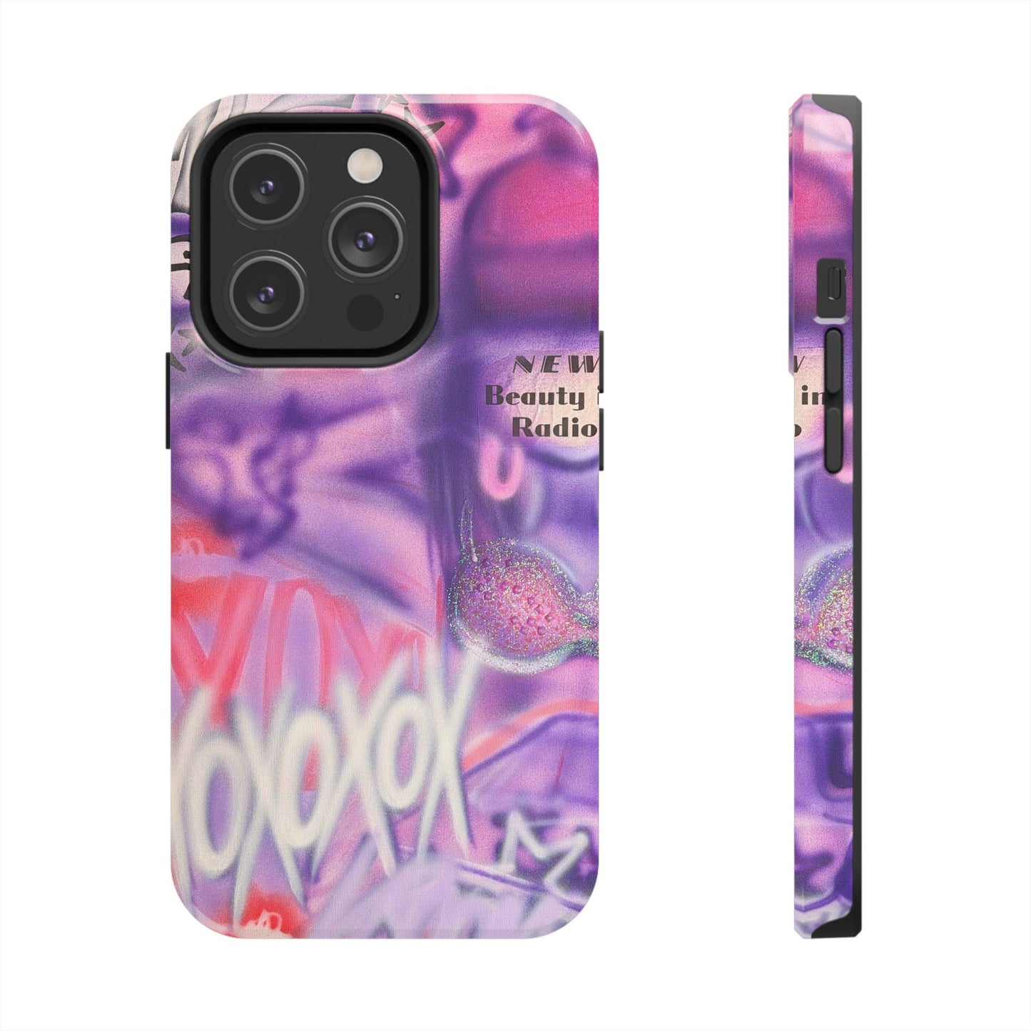 "mic check" airbrush iPhone case