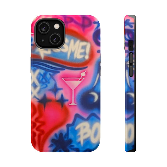 MagSafe "kiss me pt. 2" Airbrush iPhone Hülle