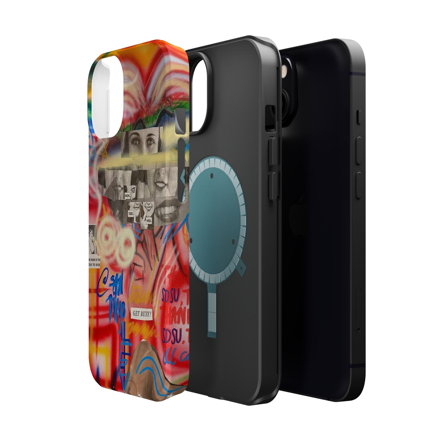 MagSafe Limited Edition "Get Busy" Airbrush iPhone Hülle