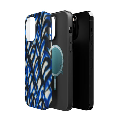 MagSafe "abstract hearts" airbrush iPhone case