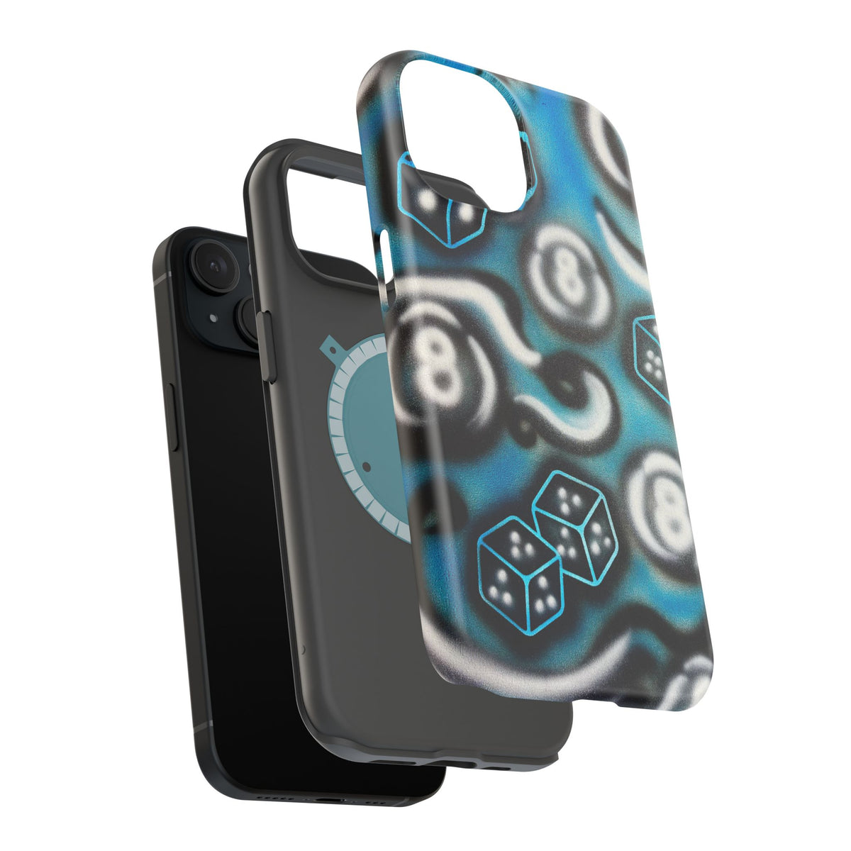 MagSafe "risk it!" airbrush iPhone case