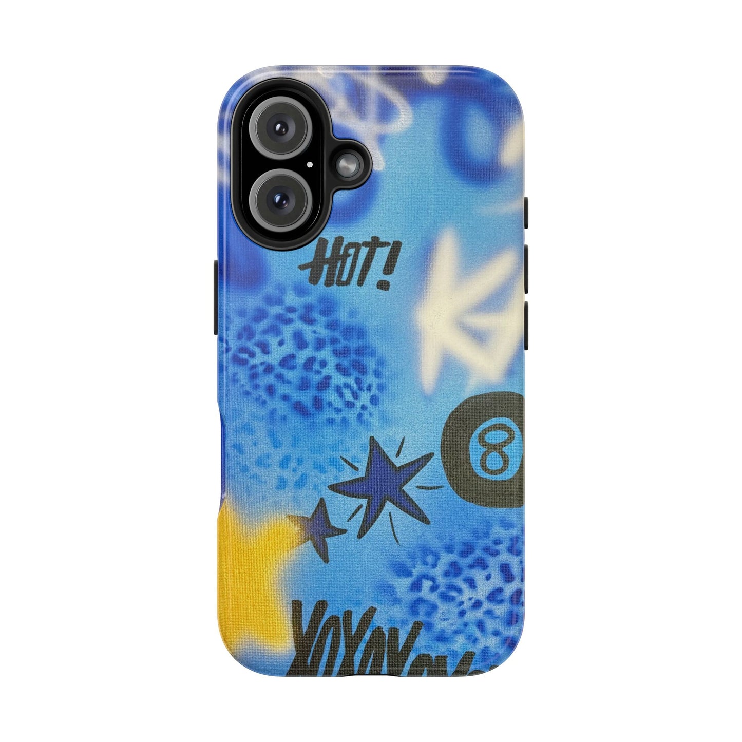 "brilliant blues" airbrush iPhone case