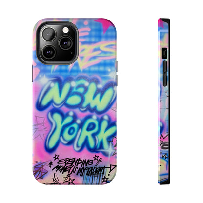"spending money is my talent" airbrush iPhone case
