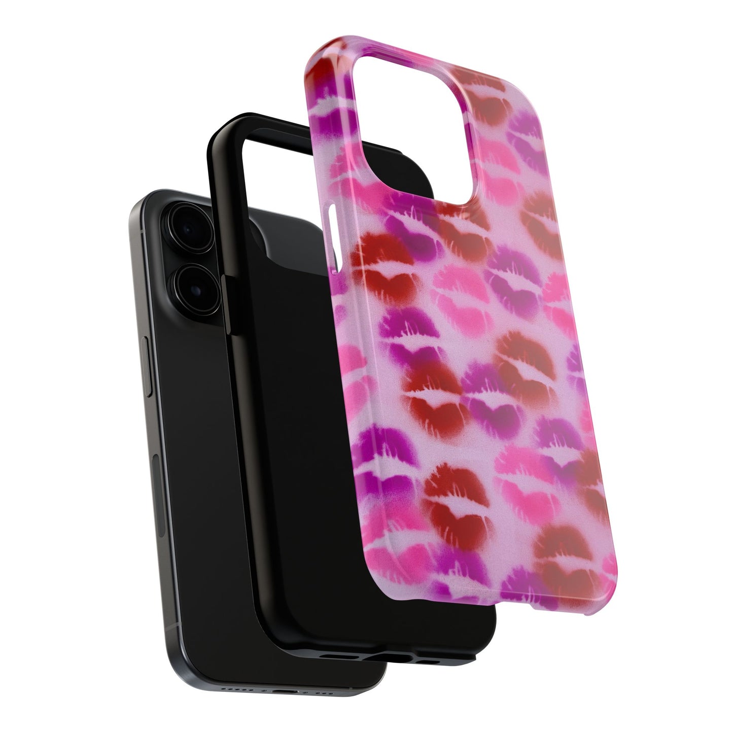 "mwah" airbrush iPhone case