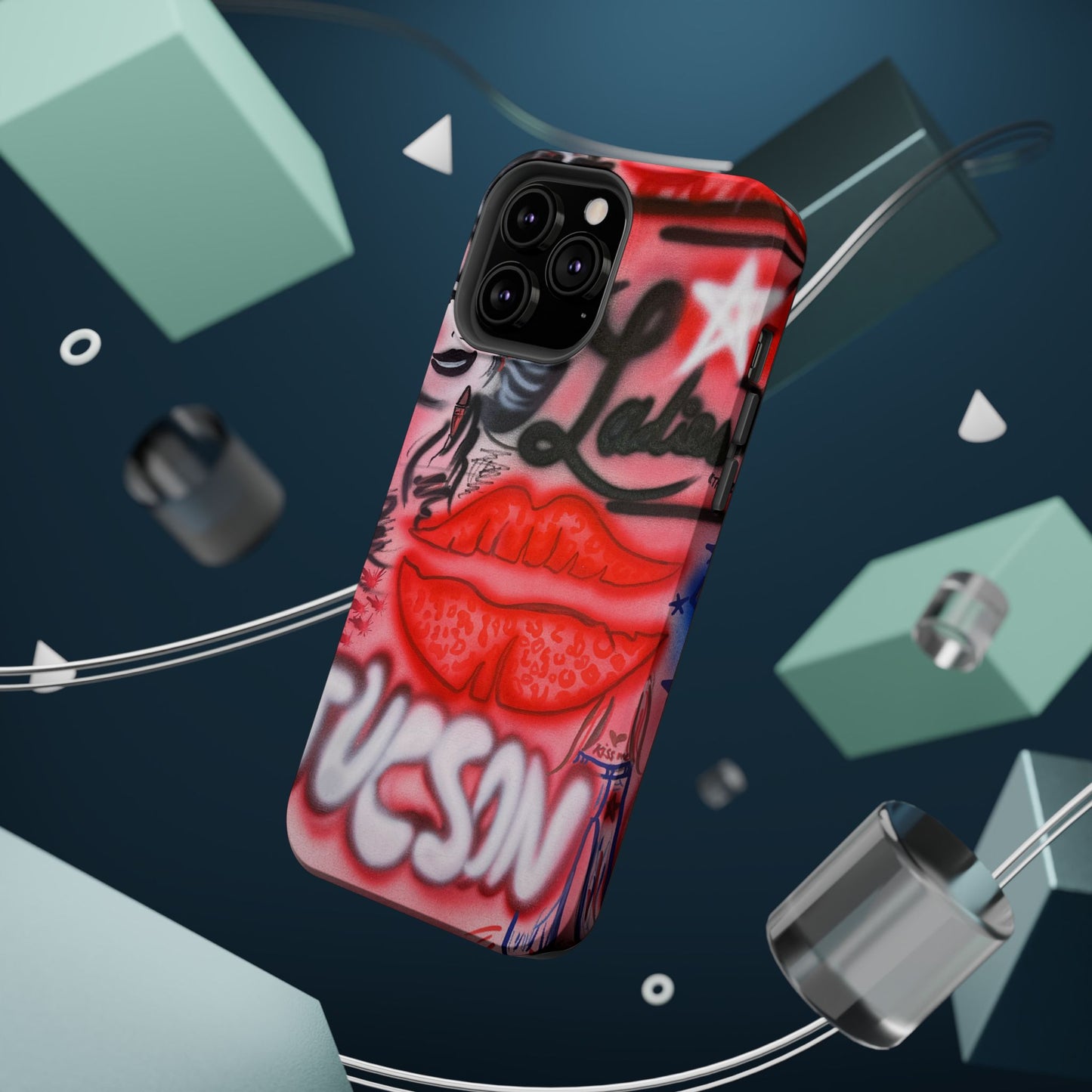 MagSafe "tucson, az" airbrush iPhone case