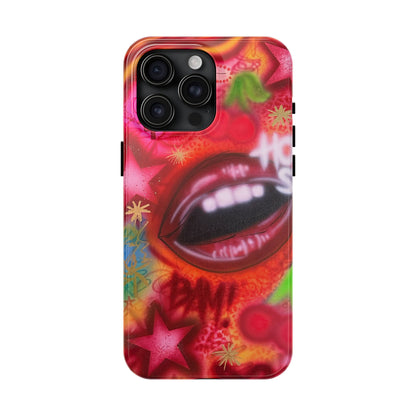 "hot stuff" airbrush iPhone case