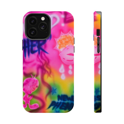 MagSafe "wanted" airbrush iPhone case