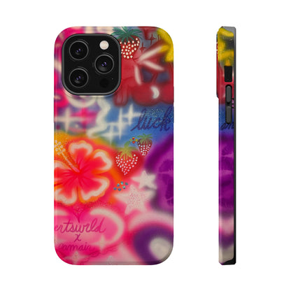 MagSafe „luck & luv“ Airbrush iPhone-Hülle
