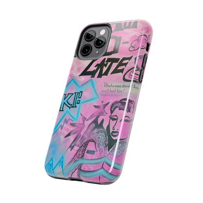 "avant le ski" airbrush iPhone case