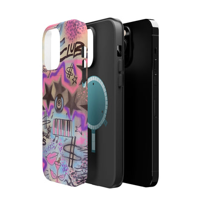 MagSafe "jazz club" airbrush iPhone case
