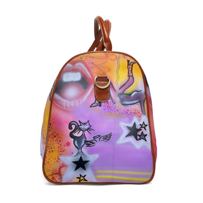x @mayacain airbrush waterproof travel bag