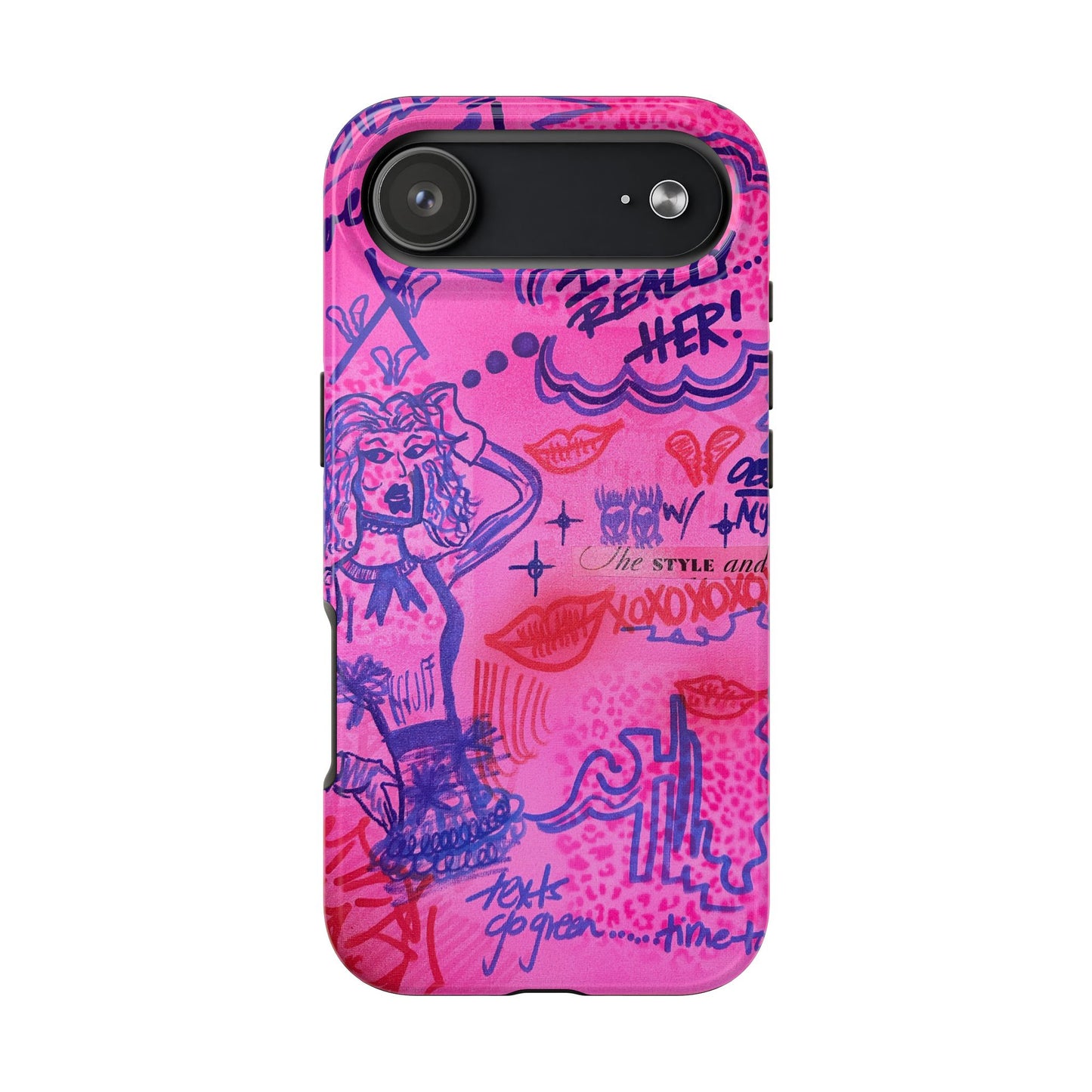 "really "HER!" airbrush iPhone case
