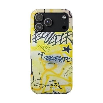 "boulder" airbrush iPhone case