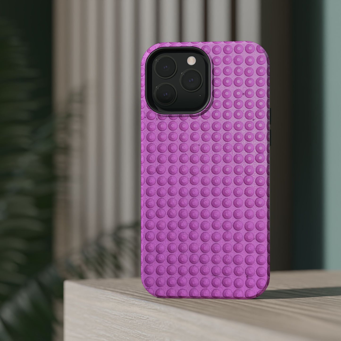 MagSafe "pink studs" airbrush iPhone case
