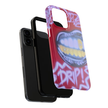"tooth drip" airbrush iPhone case