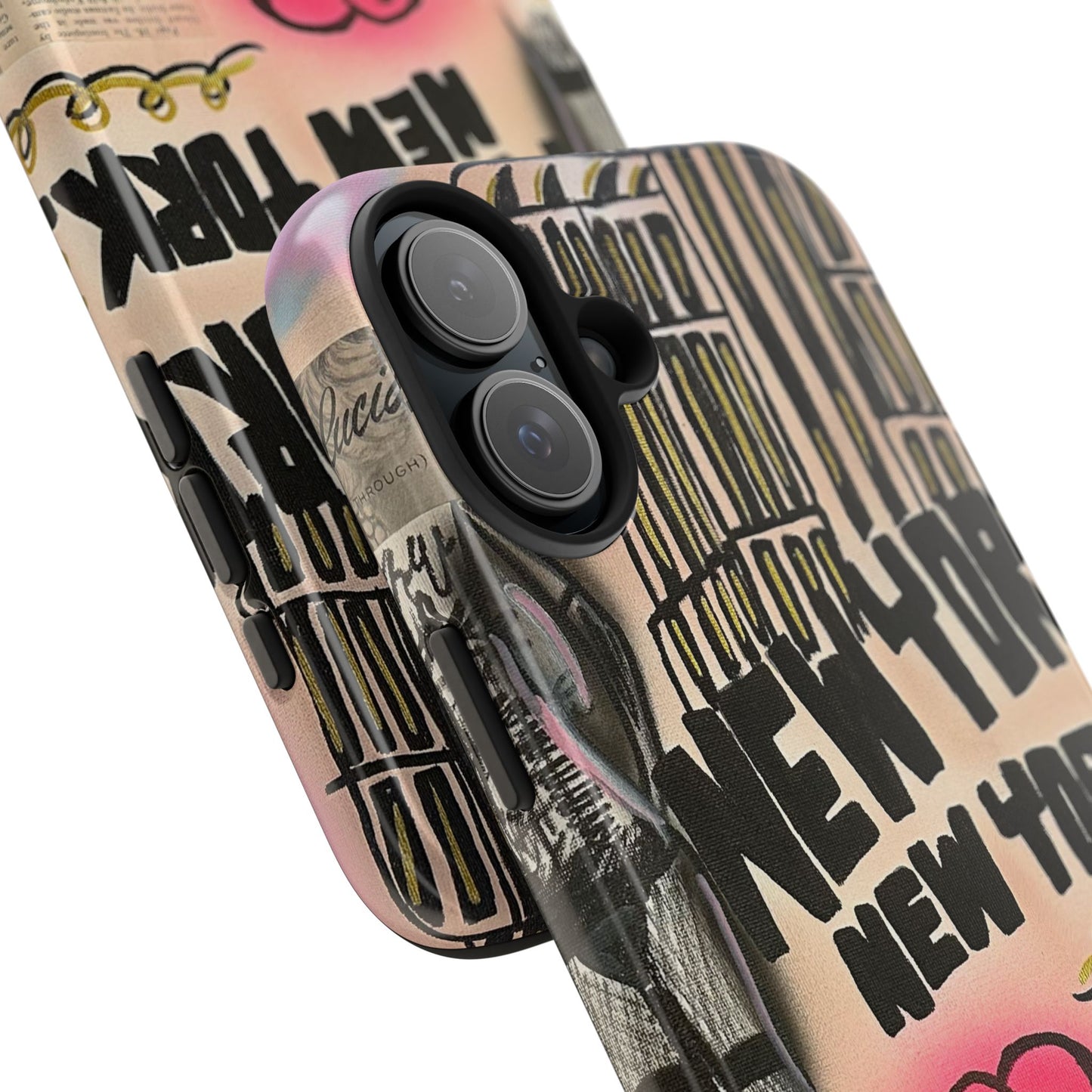 "new york, new york!" airbrush iPhone case