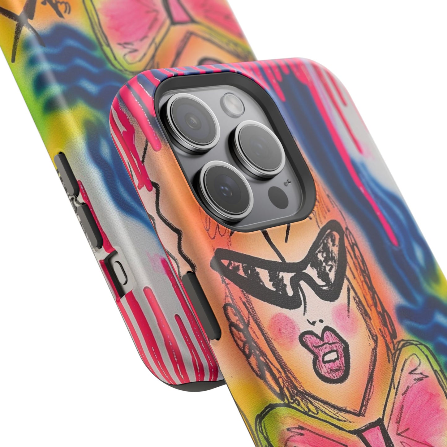 MagSafe „Kontakt unbekannt“ Airbrush iPhone Hülle