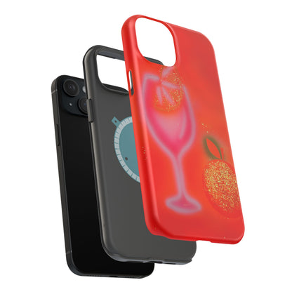 MagSafe "aperol spritz" airbrush iPhone case