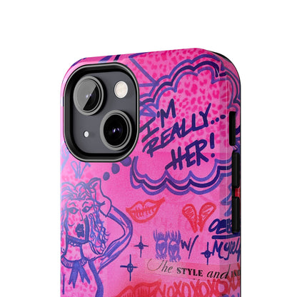 "really "HER!" airbrush iPhone case