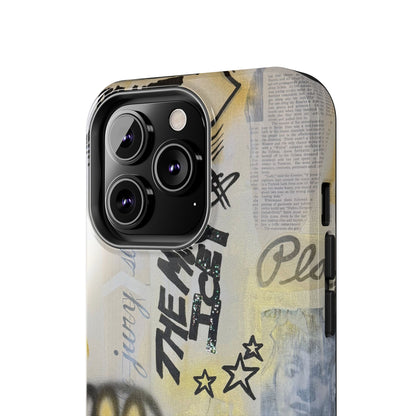 "golden glacier" airbrush iPhone case